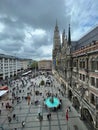 Marienplatz in Munich Royalty Free Stock Photo