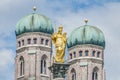 The MariensÃÂ¤ule column in Munich, Germany. Royalty Free Stock Photo