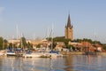 Mariestad at river Tidan Royalty Free Stock Photo