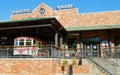 Marietta Square dinning hall. Marietta Square historic buildings at the Welcome Center