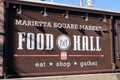 Marietta Square Food Hall on a sunny spring day