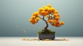 Marigold Bonsai Tree 3d Model With Cyril Rolando Style