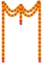 Marigold Flower Orange and Yellow Flower, Festival Decoration for Indian Festival