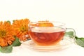 Marigold tea Royalty Free Stock Photo