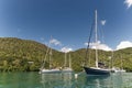 Marigot bay - Caribbean sea - Saint Lucia tropical island Royalty Free Stock Photo