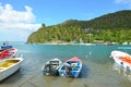 Marigot Bay in Saint Lucia