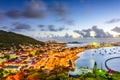 Marigot St. Martin Skyline Royalty Free Stock Photo