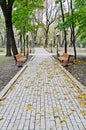 Mariinsky Park in Kiev Royalty Free Stock Photo