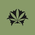 Marijuana as a logo design