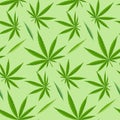 Marijuana background seamless patterns