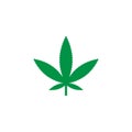 Marijuana logo and icon template vector