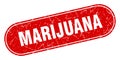 marijuana sign. marijuana grunge stamp.