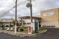 Facade and entrance to the 24-hour emergency care unit, UPA, in Portuguese, in the