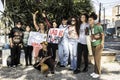 ndigenous peoples and members of social movements staged an act against PL 490, the Marco Temporal law