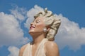 Marilyn Comes to Palm Springs Royalty Free Stock Photo