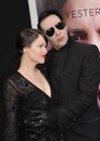 Marilyn Manson & Lindsay Usich Royalty Free Stock Photo