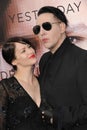 Marilyn Manson & Lindsay Usich Royalty Free Stock Photo