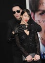 Marilyn Manson & Lindsay Usich Royalty Free Stock Photo