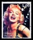 Marilyn Monroe Postage Stamp Royalty Free Stock Photo