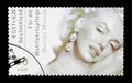 Marilyn Monroe on postage stamp Royalty Free Stock Photo
