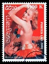 Marilyn Monroe Postage Stamp Royalty Free Stock Photo