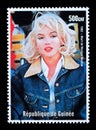 Marilyn Monroe Postage Stamp Royalty Free Stock Photo