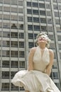 Marilyn Monroe statue in Chicago Royalty Free Stock Photo