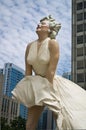 Marilyn Monroe statue in Chicago Royalty Free Stock Photo