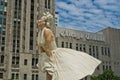 Marilyn Monroe statue in Chicago Royalty Free Stock Photo