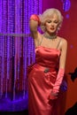 Marilyn Monroe wax statue at Hollywood Wax Museum in Pigeon Forge, Tennessee Royalty Free Stock Photo