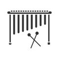 Marimba glyph icon