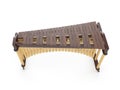 Marimba isolated on white 3d rendering Royalty Free Stock Photo