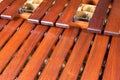 Marimba keys full frame