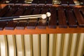 Marimba keys and resonators Royalty Free Stock Photo
