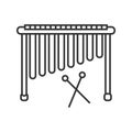 Marimba linear icon