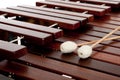 Marimba with mallets