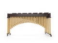 Marimba on white 3d rendering