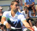 Marin cilic prepares to serve - closeup