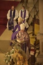 Marin, Spain. Feb 17 th 2023. Commemorative funeral for the victims of the shipwreck of the Galician fishing boat.