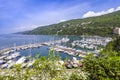 The marina in the Adriatic near Grignano Trieste