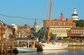 Marina in Annapolis, MD Royalty Free Stock Photo