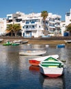 Marina of Arrecife, Lanzarote, Spain Royalty Free Stock Photo