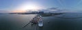 The Marina Bay Cruise Centre Terminal where Luxury Cruise Ships are Docking