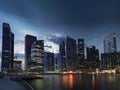 Marina Bay Financial Center, Singapore Royalty Free Stock Photo
