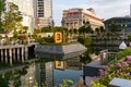 Marina Bay and Gardens at night sunriseViews around Singapore , Asia