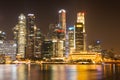 Marina Bay at night, Singapore