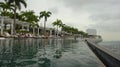 Marina Bay sands hotel infinity pool