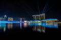 The Marina Bay Sands Hotel and Integrated Resort, Royalty Free Stock Photo