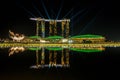 The Marina Bay Sands Hotel and Integrated Resort, Royalty Free Stock Photo