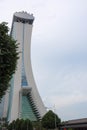 Marina Bay Sands hotel view Singapore. 15 December 2017